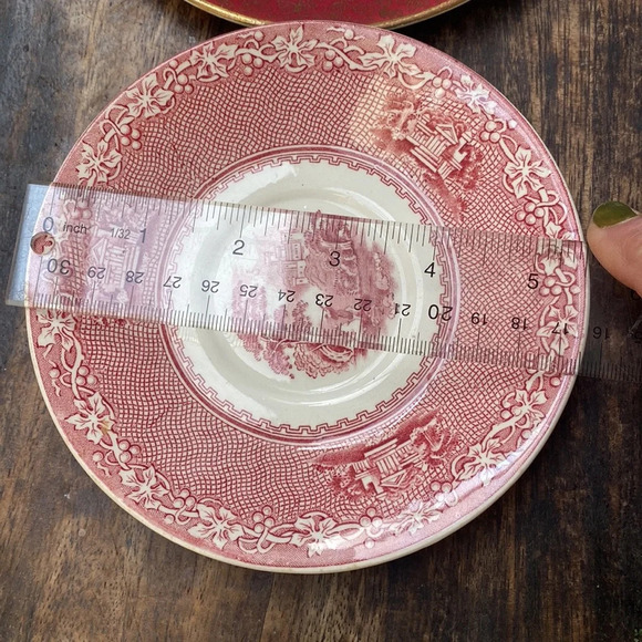 Vintage collectible fine China one is 22k gold 6 plates total - Picture 4 of 12